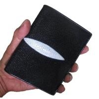 ราคา Gunuine Stingray กระเป๋าปลากระเบนทรงสูง หนังแท้ สีดำมุขขาว หนังปลากระเบนเเท้ 100 สีดำ (458706427)