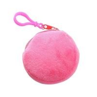ราคา DISFUNNY สีทึบทึบ กระเป๋าใส่เหรียญกำมะหยี่ ซิปมีซิป พร้อมพวงกุญแจด้วย น่ารักน่ารักๆ ง่ายๆ บรรจุเครื่องประดับ (20106540082)