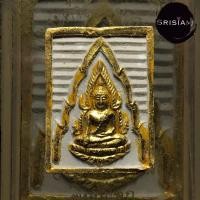ราคา พระพุทธชินราช เนื้อผงพุทธคุณปิดแผ่นทองคำ ปลุกเสกวัดพระศรีรัตนะมหาธาตุ จ พิษณุโลก (12488371795)