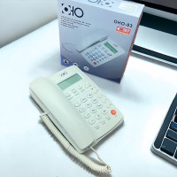 ราคา โทรศัพท์บ้าน โทรศัพท์ตั้งโต๊ะพร้อมระบบรับสายสำหรับที่ทำงานและที่บ้าน รุ่น OHO 03 แบบตั้งโต๊ะ หน้าจอ LCD พร้อมปุ่มขนาดใหญ่ มีสี ขาว ดำ (21287038533)