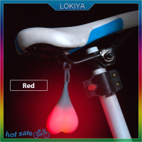 ราคา LOKIYA ไฟจักรยานรูปหัวใจ LED ไฟรูปหัวใจโคมไฟทรงไข่ปลอดภัยซิลิโคนกันน้ำไฟหลังจักรยานไฟเตือนกลางคืน (20149639841)
