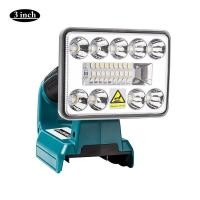 ราคา 3นิ้ว5นิ้ว18โวลต์ไฟฉาย LED กลางแจ้งสปอตไลแสงสำหรับ Makita BL1430 BL1830แบตเตอรี่ลิเธียม USB แสงกลางแจ้งกับ USB (16014149331)