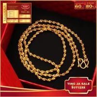 ราคา สร้อยคอทอง หนัก 2 สลึง ยาว 18นิ้ว ลายดิสโก้ สร้อยคอไม่ลอก ไม่ดำ ชุบเศษทองเยาวราช ชุบทอง100 งานฝีมือจากช่างเยาวราช (17092452876)