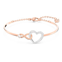 ราคา Swarovski Swarovski Infinity และหัวใจสร้อยข้อมือเพชรสีขาวสร้อยข้อมือแฟชั่นสตรีเงินสเตอร์ลิง S925ของขวัญวันเกิดวันวาเลนไทน์ (19102750676)