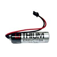 ราคา Battery Lithium ER6V 3 6v 119A Toshiba 2400mAh แบตเตอรี่ลิเธียม PLC Industrial BattBattery Lithium ERy แจ็คดำ (20250054871)