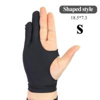 ราคา ถุงมือป้องกันการเสียดสีบริเวณที่เขียนแบบสองนิ้ว รูปแบบรูปทรงสำหรับกราฟิก โต๊ะ การวาดภาพใดๆทั้งสำหรับถุงมือวาดรูปมือซ้ายและขวาฟรีไซส์ (20236458712)