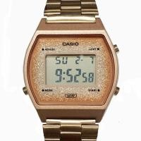 ราคา นาฬิกา Casio ประกัน CMG ศูนย์เซ็นทรัล 1 ปี นาฬิกาข้อมือผู้ชาย ผู้หญิง B640WDG 7 B640WGG 9B640WCG 5 สายสแตนเลสเคลือบทอง MIN WATCH (7673979223)