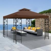 ราคา ศาลาแผ่นหลังคาซุ้มผ้าคลุมสำหรับเปลี่ยนด้านบน3X3 ม อะไหล่เปลี่ยนหลังคาศาลาคลุมฝากันน้ำหลังคาศาลากลางแจ้ง สองชั้นครอบคลุม UV30สำหรับหลังคาสวนลานเต็นท์สนาม (17693154575)