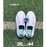 ราคา ผ้าใบ Converse สีขาว Converse หัวแจ๊คสินค้าตรงกกแท้ 100 ใส่ได้ทั้งชายและหญิงมีไซส์ 36 ถึง 44 พร้อมส่งพร้อมกล่องแบรนด์สินค้าใช้เวลาเดินทาง 2 3 วัน (9215823872)