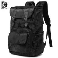 ราคา กระเป๋าเป้ผู้ชาย DC ผ้าอ๊อกซ์ฟอร์ดสบายขนาดใหญ่กระเป๋าคอมพิวเตอร์อเนกประสงค์กระเป๋าเดินทางอินเทรนด์ (20817847007)