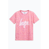 ราคา HYPE GIRLS MINI PASTEL PINK ANIMAL SCRIPT T SHIRT (19603743475)