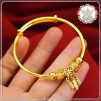 ราคา Hot sale กำไลมงคลนำโชค ข้อมือทอง1สลึง ทองแท้หลุดจำนำ ปรับขนาดได้ ทองเยาวราชแท้ อวยพร ทำงานได้อย่างราบรื่น แฟชั่นสวยๆ ราคาถูก สร้อยข้อมือ กำไล สร้อยข้อมือแฟชั่น กำไลข้อมือคู่ กำไลข้อมือ เท่ๆ กำไลข้อมือ