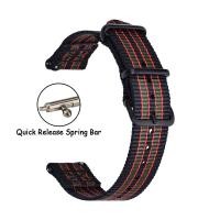 ราคา สายนาฬิกาผ้าไนล่อนสายนาโต้อุปกรณ์เสริมสายนาฬิกาข้อมือไนล่อนสายรัดไนลอนแบบถอดง่ายขนาด20มม 22มม (14861491519)