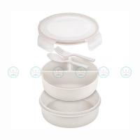 ราคา Double Lock กล่องข้าว 820 มล 234 ช่องแบ่ง พร้อมช้อนส้อม 9333 2 9333 3 9333 4 เข้าไมโครเวฟได้ JCJ กล่องอาหารแบ่งช่อง (20868813832)