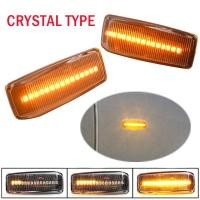 ราคา โคมไฟทวนสัญญาณไฟเลี้ยวเครื่องหมายไฟ LED ด้านข้างแบบไดนามิกสำหรับ Mercedes Benz C E S เอสแอลคลาส W201 190 W202 W124 W140 R129 (20605285716)