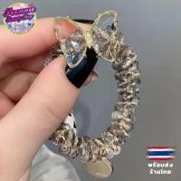 ราคา poonniebeautyshop ยางรัดผมโบว์ผีเสื้อคริสตัล ยางมัดผม ยางรัดผม ยางรัดผมสไตล์เกาหลี รุ่น คริสตัล ป้ายทอง (16590384197)