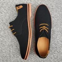 ราคา 20212020 Spring Suede Leather Men Shoes Oxford Casual Shoes Classic Sneakers Comfortable Footwear Dress Shoes Large Size Flats (10943151545)