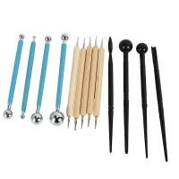ราคา 13 Piece Ball Stylus Dotting Tools Clay Pottery Modeling Set Rock Painting Kit (17380701982)