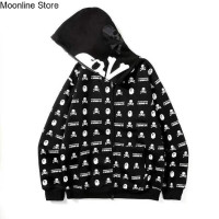ราคา เสื้อกันหนาวและคลุมออกกำลังกายผู้ชายสีส้ม BAPE X pubg ใหม่ ลาย H oodies sweatershirt แบบสไตล์คลาสสิก เสื้อกันหนาวเสื้อผู้ชายแฟชั่น BAPE SHARK HEAD เสื้อผ้าหน้าหนาว (18134701399)