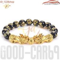 ราคา หินถูกหวย ยูนาไคต์ขนาด 10มิล หินมงคล หินเรียกทรัพย์ หินเสี่ยงโชค กำไลหินนำโชคสร้อยข้อมือนำโชค T18 (21347945053)