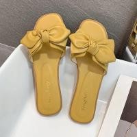 ราคา LANCESHOES Kasut Perempuan Womens Plus Size 35 42 Flat Sandals Bowknot Outdoor Korean Beach Sandals (16494226502)