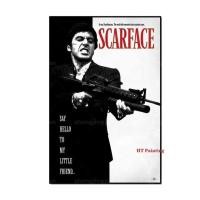 ราคา อัลปาชิโนฟิล์ม Scarface หนังกลุ่มอันธพาลคลาสสิกโปสเตอร์ Hd พิมพ์ผ้าใบวาดภาพรูปภาพศิลปะผนัง69F 0726 (19820958935)