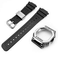 ราคา Metal Bezel Resin Strap for Casio G shock 5600 5610 5035mm Watchband DW5600 GW5000 GLX5600 GW M5610 Watch Band with Tool (15061062529)