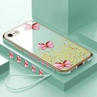 ราคา เคสโทรศัพท์สำหรับ iPhone 6 6S 6 Plus 6S Plus 6S Plus 7 8 Plus 8 Plus 6 6S 7 8 เคส เคส สายคล้องเคสลายการ์ตูนเคสมือถือไฟรูปผีเสื้อ (21001369182)