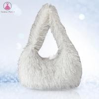 ราคา กระเป๋าเงินใบเล็กหรูหราสำหรับผู้หญิงกระเป๋าข้อมือหนานุ่มกระเป๋าถือมีขนเฟอร์น่ารักขนฟู Y2K กระเป๋าสำหรับทุกๆวันในฤดูหนาวเด็กผู้หญิง (20338027213)