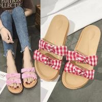 ราคา พร้อมส่ง รองเท้าสีชมพู Slipper ฤดูร้อนแฟชั่นผู้หญิงรองเท้าใส่ในบ้าน รองเท้าเดินในบ้านสีชมพู Women Beach Comfy Slippers (8635600270)