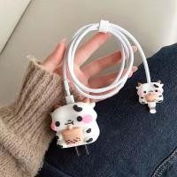 ราคา เคสป้องกันหัวชาร์จและเฉพาะสายขาร์จซิลิโคน ลายการ์ตูนน่ารัก สำหรับหัวชาร์จไอโฟนรุ่น 18W และ 20W เคสถนอมหัวชาร์จ เคสถนอมสายชาร์จ (20833951768)