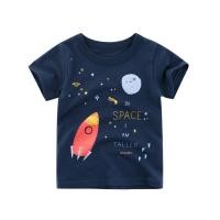 ราคา Boys T Shirt Girls Kids Children Tops Cotton Clothing Short Sleeves Summer Clothes Print Cartoon Tee Yellow Orange Blue (13918880352)