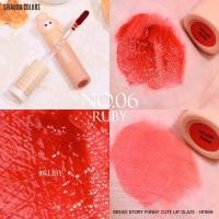 ราคา ลิป เนื้อเกรซ SIVANNA COLORS BREAD STORY FUNNY CUTE LIP GLAZE HF958 (20562976154)