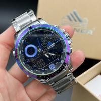 ราคา N Time Shop D ziner นาฬิกาข้อมือ แบรนแท้ กันน้ำ100 พร้อมสายหนัง สลับสายเปลี่ยนได้ พร้อมกล่องแบรน มีป้ายรับประกัน พร้อมส่งค่ะ (16721986947)