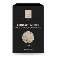 ราคา สินค้าล็อตใหม่ DLA ไวท์ช็อกโกแลต คอมพาวด์ แบบเหรียญ 500 กรัม DLA White Chocolate Compound Coins 500g สินค้าใหม่ สด โปรโมชั่นสุดคุ้ม มีเก็บเงินปลายทาง (15277629729)