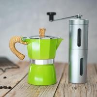 ราคา mokapot 3cup 150 ml ที่บดกาแแฟมือหมุน สแตนเลส หม้อต้มกาแฟสด อลูมิเนียมอัลลอยมีน้ำหนักเบา แข็งแรง ทนทาน เครื่องชงกาแฟ (11300282177)