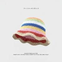 ราคา หมวกสาน หมวกชายหาด ชายคากว้าง ป้องกันแสงแดด ลูกไม้หวาน สไตล์ญี่ปุ่น (21319287373)