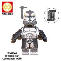 ราคา Compatible with LEGO minifigures Star Wars series Clone Cavalry Wolf Regiment Heavy Trooper Driver Assembled Building Blocks Minifigure Bag (20832452358)