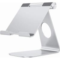 ราคา Tablet Stand Holder Adjustable OMOTON T1 iPad Stand Desktop Aluminum Tablet Dock Cradle Compatible with iPad Air 4 Mini New iPad 10 2 9 7 iPad Pro 11 12 9 Samsung Nintendo and More Silver (19528526156