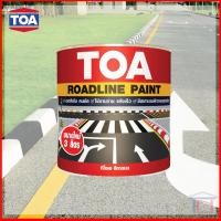 ราคา TOA Roadline สีทาถนน ชนิดสะท้อนแสง ไม่สะท้อนแสง สีตีเส้น สัญลักษณ์ ขอบฟุตบาท สีทาพื้น ขนาด 3 ลิตร ทีโอเอ (14510024819)