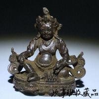 ราคา เครื่องทองสำริดเก่าเทพเจ้าแห่งความมั่งคั่งสีเหลืองของตกแต่งบ้านบูชาพระพุทธรูปทองแดงบริสุทธิ์เทพเจ้าแห่งความมั่งคั่งสีเหลืองทึบแหล่งดึงดูดสมบัติ Baojiang เก่า (19948249813)