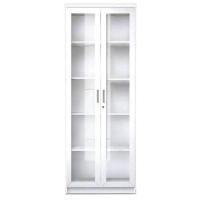 ราคา ตู้โชว์กระจก MOTIF 80 Cm MODEL MT 3 ดีไซน์สวยหรู สไตล์เกาหลี 2 ประตูบานเปิด สินค้ายอดนิยมขายดี แข็งแรงทนทาน ขนาด 80x40x200 Cm (19305282712)