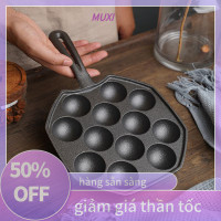 ราคา HOT SALE MUXI กระทะทาโกะยากิเหล็ก12ช่องเครื่องทำทาโกะยากิแบบทำมือปลาหมึกขนาดเล็กกระทะย่างเครื่องมือถาดอบเครื่องมืออบขนม (20365592015)