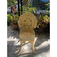 ราคา เก้าอี้อัลลอย เก้าอี้สนาม สีครีม 1 ตัว ลายอิตาลี (19572449955)