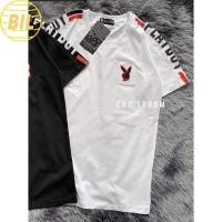 ราคา BIL เสื้อยืดผู้ชาย เสื้อยื้ด เสื้อยืดถูกๆ พร้อมส่ง เสื้อยืดเพย์บอย playboy งานปักหน้าอกสกรีนแขน (17175591524)