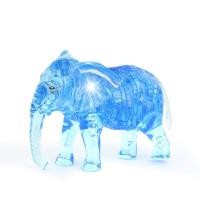 ราคา Elephant 3D Crystal Puzzle DIY Jigsaw Game Assembly Model Building Block Educational Toys For Kids Aldult Decoration Gift (19795810965)