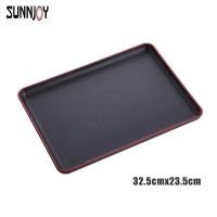 ราคา ถาดเสิร์ฟถาดพลาสติกสี่เหลี่ยมถาดเสิร์ฟอาหาร Anti Slip Scratch Resis สี่เหลี่ยมผืนผ้าพลาสติกถาดเสิร์ฟอาหาร Anti Slip Scratch Resistant Home Bar Party ทนทานถาดเสิร์ฟ SUN (16679643820)