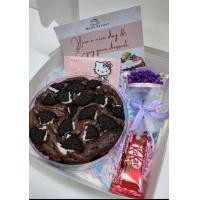 ราคา บราวนี่โอรีโอ ท็อปปิ้ง บูเก้ เบบี้บีด เซอร์ไพรส์บ็อกซ์ คิทแคท 1 2 pound Brownies Oreo topping bouquet baby beads surprise box kit kat (21087802363)