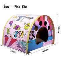 ราคา บ้านแมว บ้านแมวกระดาษ และที่ลับเล็บ แบบกล่องบ้านของน้องแมว บ้านแมวกระดาษลูกฟูก V 2 (18907645952)