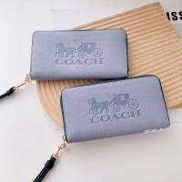 ราคา United States Daigou Coach Carriage Printed Portable Long Clip (16525767862)